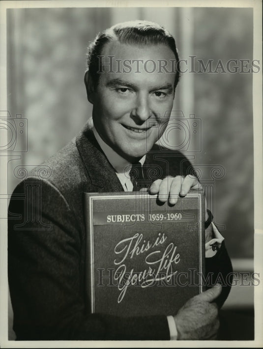 1964 Press Photo Ralph Edwards begins a seventh season on "This Is Your Life" - Historic Images