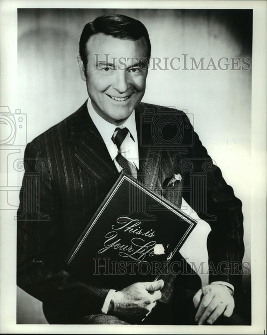 1970 Press Photo "This Is Your Life" creator-host, Ralph Edwards - mjp12425 - Historic Images