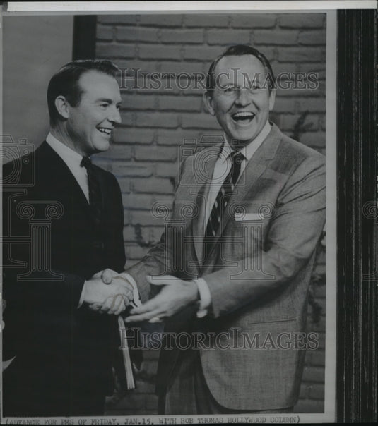 1965 Press Photo Ralph Edwards on Art Linkletter's "House Party" - mjp12449-Historic Images