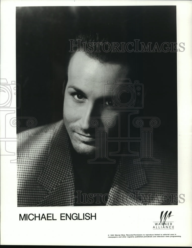 1993 Press Photo Singer Michael English - mjp12477 - Historic Images