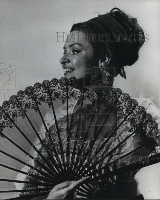 1970, Judith Serr Erickson sings the title role in Carmen. - Historic Images