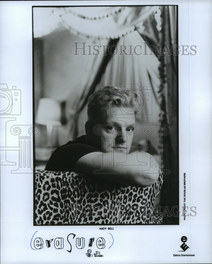 1984 Press Photo Andy Bell of "Erasure" - mjp12549 - Historic Images