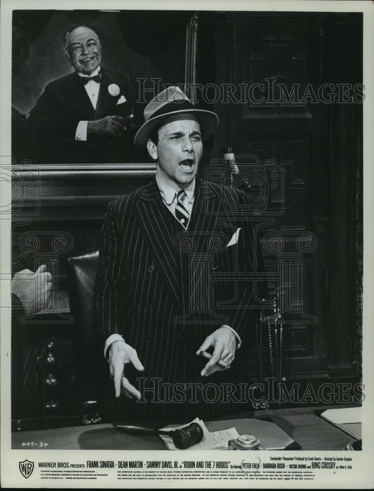 1964 Press Photo Actor Peter Falk in "Robin and the 7 Hoods" Movie - mjp12638-Historic Images