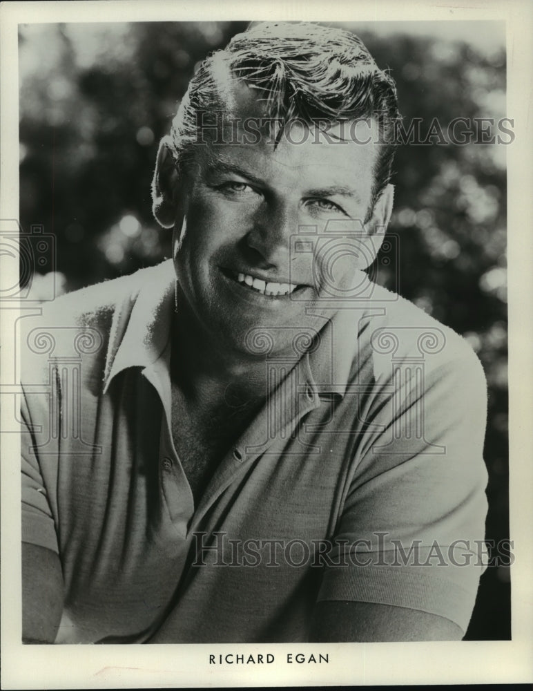 1963 Press Photo Actor Richard Egan - mjp12643 - Historic Images