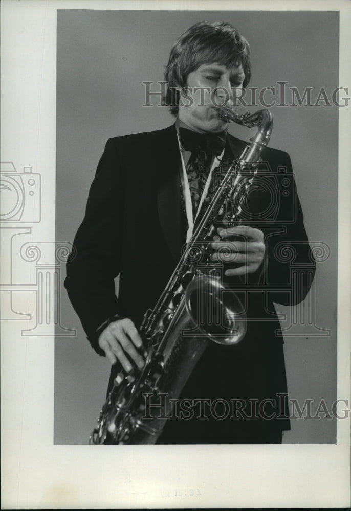 1974, Tom Fabre, Milwaukee Saxophonist - mjp12672 - Historic Images