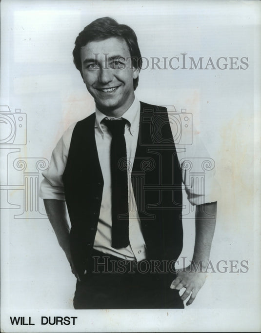 1987, Will Durst, American comedian and political satirist. - Historic Images