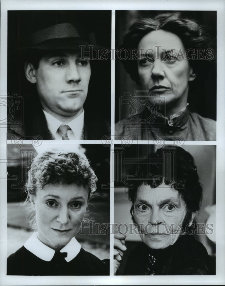 1984 Press Photo Eileen Atkins, John Duttine &amp; Mary Morris in Shades of Darkness - Historic Images