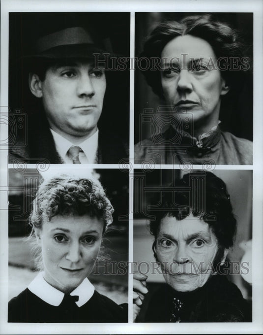 1984 Press Photo Eileen Atkins, John Duttine & Mary Morris in Shades of Darkness - Historic Images