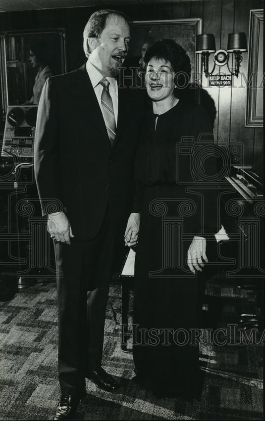 1980, William Duvall and Patricia Nelson at La Boheme rehearsal. - Historic Images