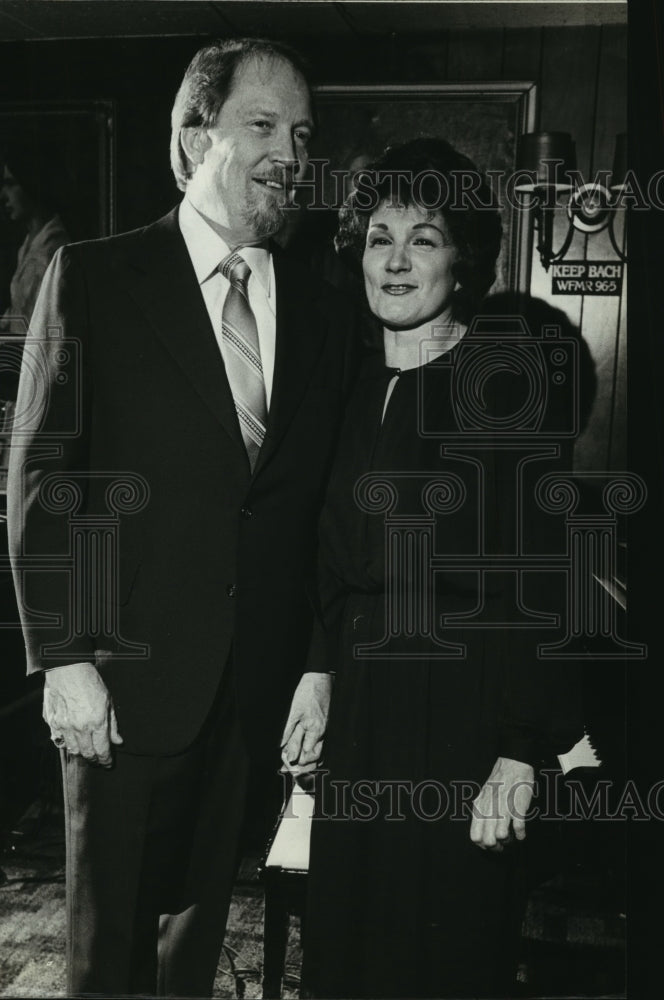 1981 Press Photo Singers William Du Vall and Patricia Nelson, Milwaukee - Historic Images