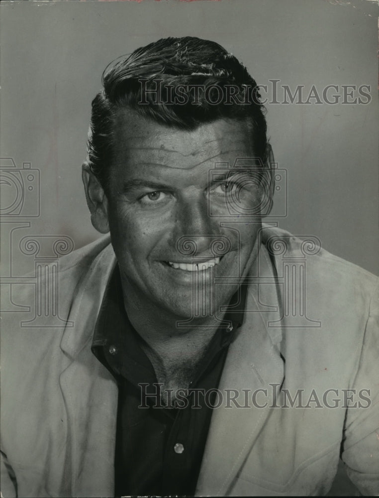 1966 Press Photo Actor Richard Egan for "Redigo" NBC TV Series - mjp12885 - Historic Images