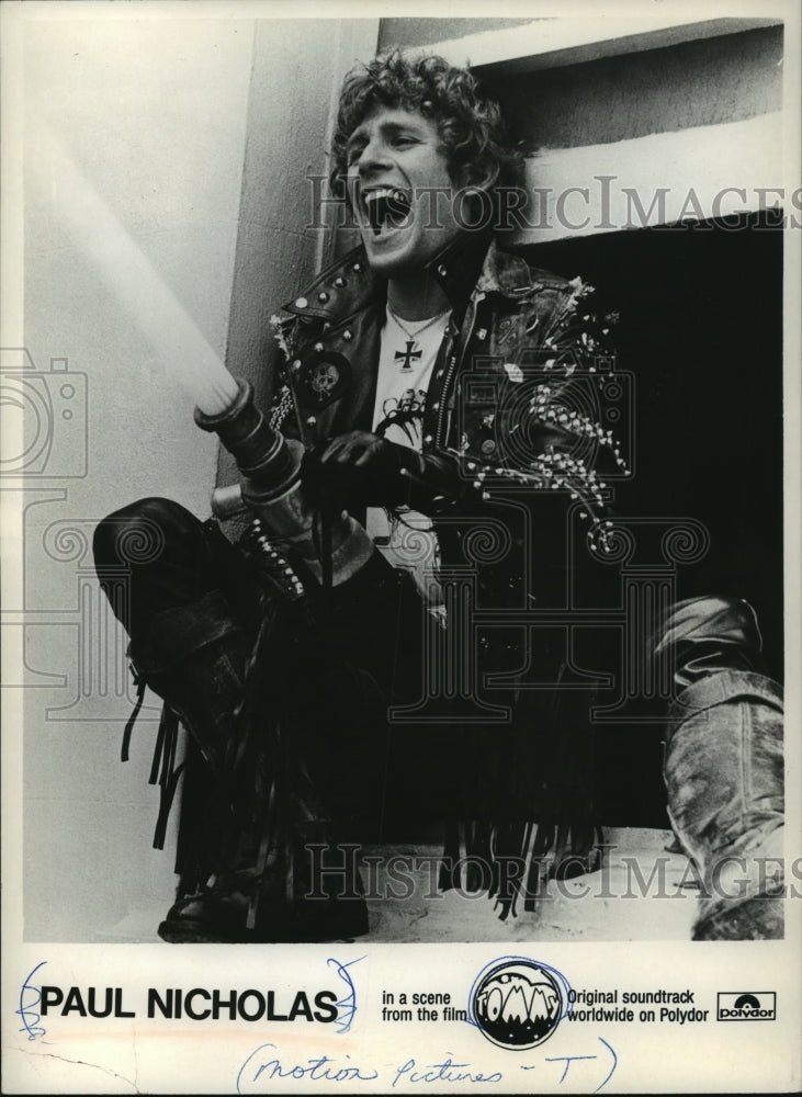 1984 Press Photo Paul Nicholas in a scene from the film Tommy. - mjp12957 - Historic Images