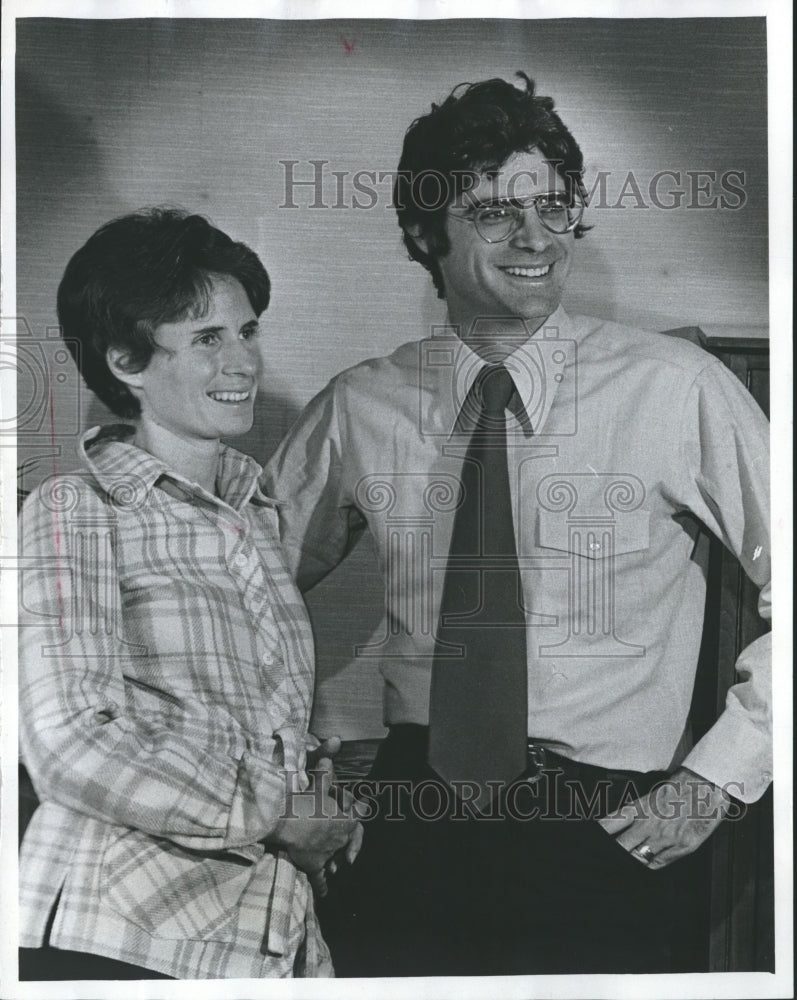 1975 Press Photo Brenda and Marc Feigen Fasteau, Feminists &amp; Lawyers - mjp12994 - Historic Images
