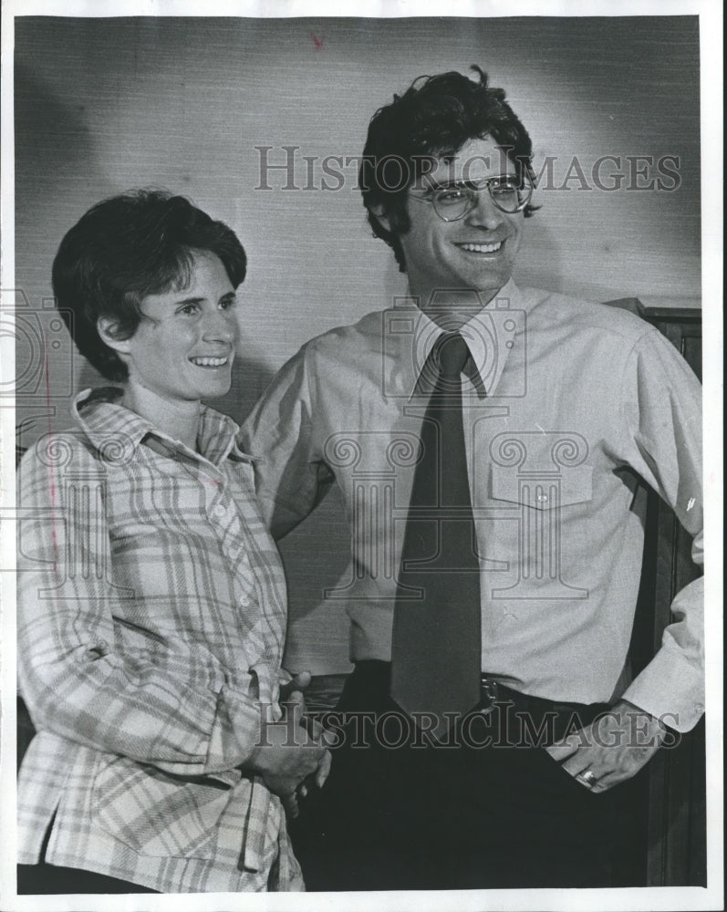 1975 Press Photo Brenda and Marc Feigen Fasteau, Feminists & Lawyers - mjp12994 - Historic Images
