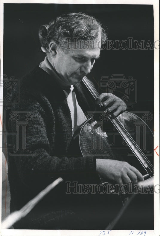 1977, Cellist George Sopkin Of VWM's Fine Arts Quartet - mjp13021 - Historic Images