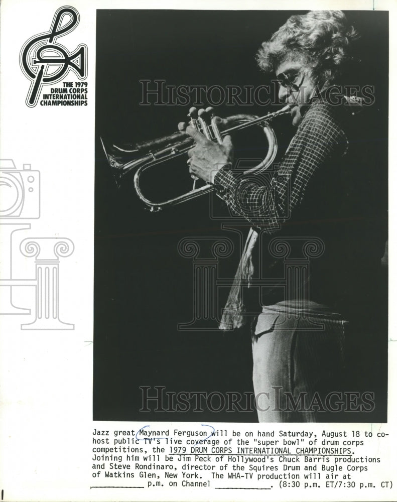 1986 Press Photo Jazz Musician Maynard Ferguson - mjp13057 - Historic Images