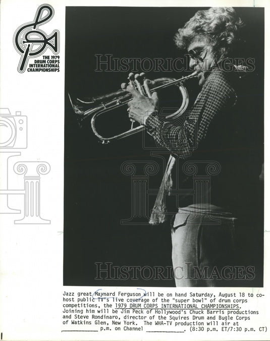 1986 Press Photo Jazz Musician Maynard Ferguson - mjp13057 - Historic Images