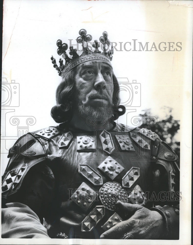 1968 Press Photo French Comedian Fernandel for "Good King Dagobert" Movie - Historic Images