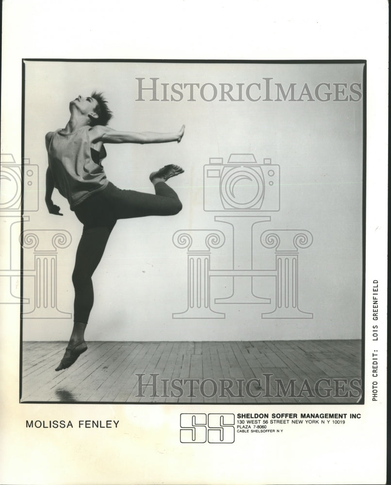 1990 Press Photo Dancer Molissa Fenley - mjp13060 - Historic Images