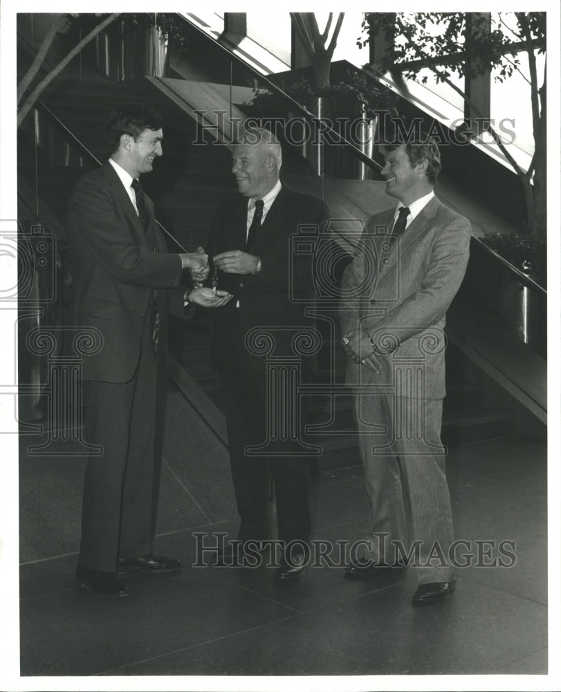 1980 Press Photo Northwestern Mutual Life Insurance Co. New Addition Ceremony- Historic Images