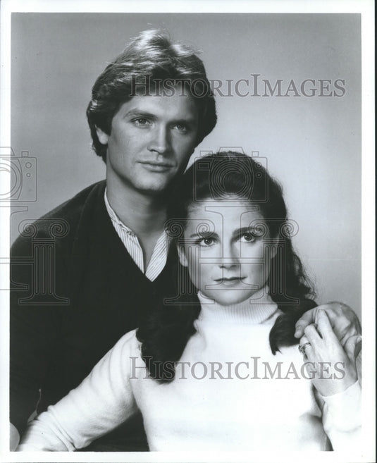 1979 Press Photo Actor Andrew Stevens, Tovah Feldshuh for "Beggarman, Thief" NBC-Historic Images