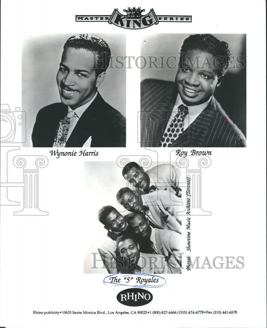 1994 Press Photo The "5" Royales Music Group - Historic Images