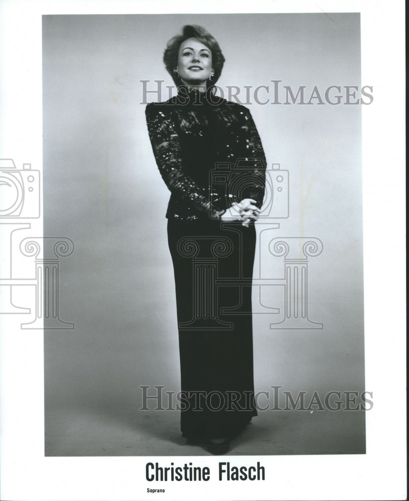 1995 Press Photo Soprano Christine Flasch. - mjp13232 - Historic Images