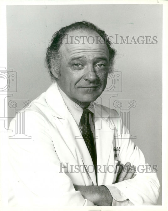 1982 Press Photo Ed Flanders as Dr. Donald Westphall on "St. Elsewhere" NBC TV-Historic Images