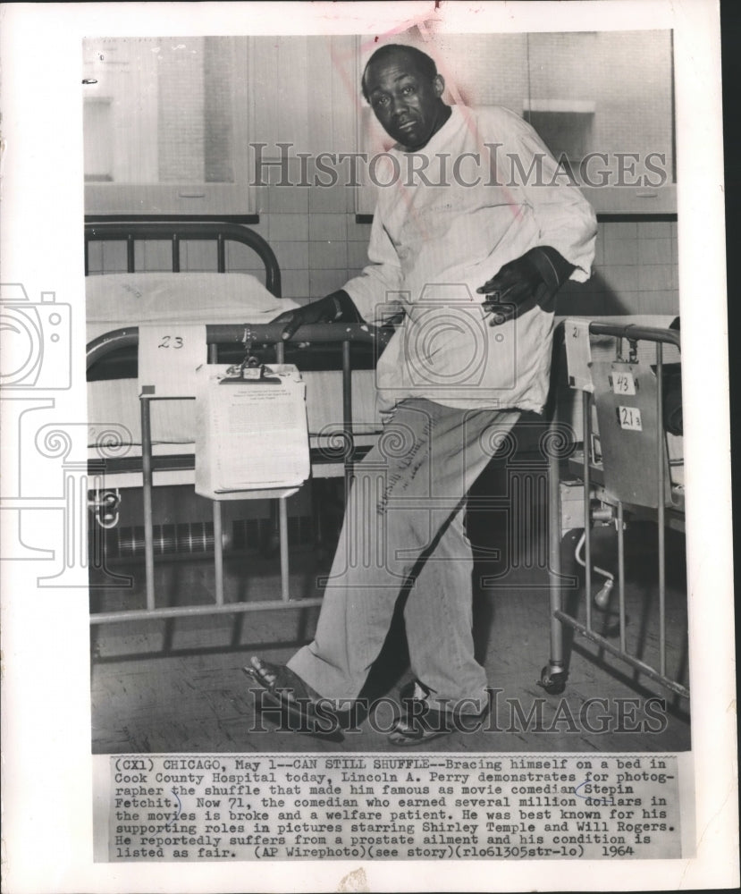 1964, Movie Comedian Stephin Fetchit, Chicago - mjp13346 - Historic Images