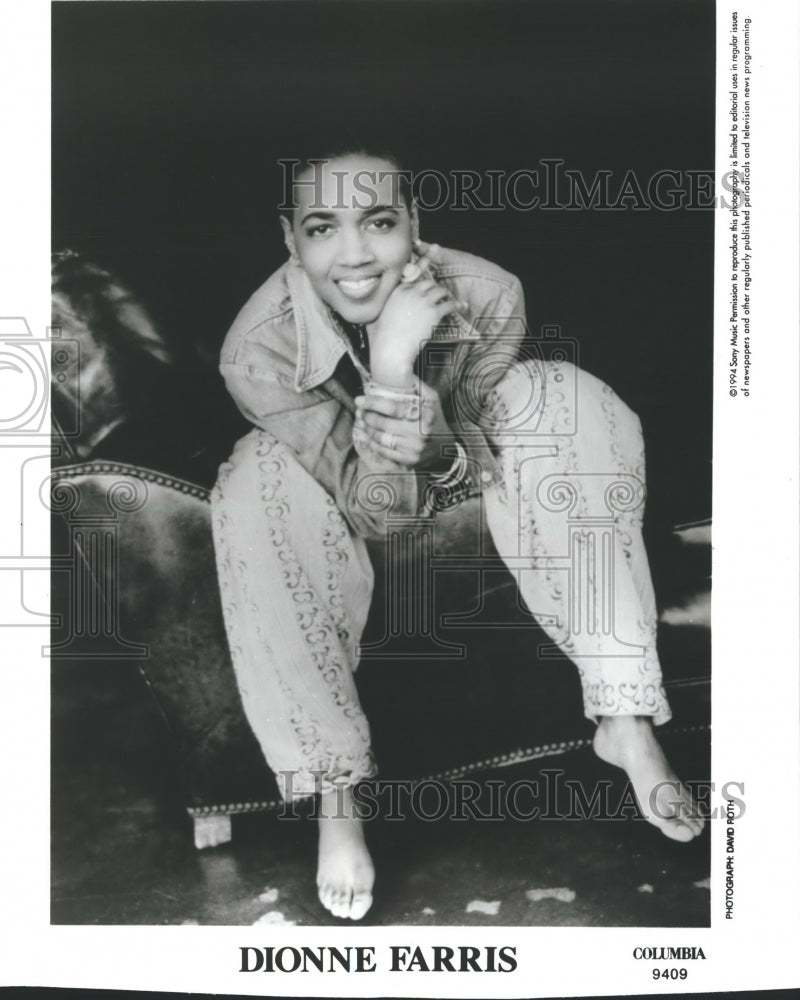 1995 Press Photo United States Musician Dionne Farris - mjp13350 - Historic Images