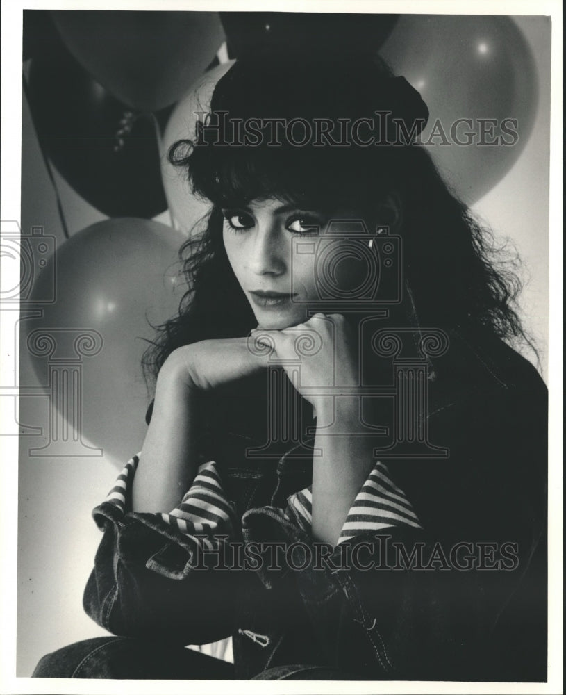 1987, &quot;StarDancer&quot; actress Josephine Fernandez, Green Bay - mjp13358 - Historic Images