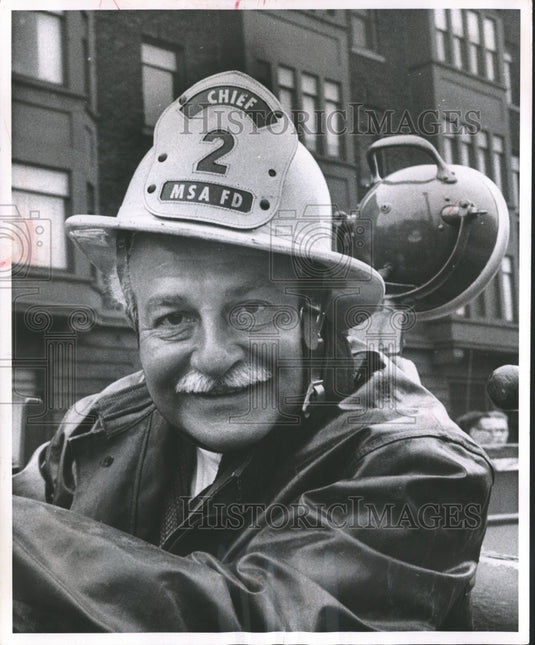 1957, Conductor Arthur Fiedler honored in parade in Milwaukee. - Historic Images
