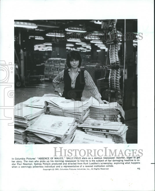 1981, Sally Field is reporter Megan Carter in "Absence of Malice." - Historic Images