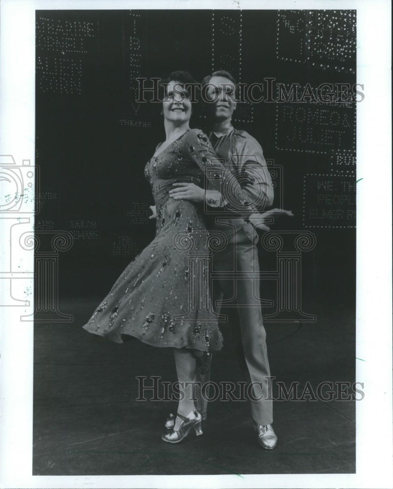 1965, Cathy Wydner and Jim Walton in scene from &quot;42nd Street.&quot; - Historic Images