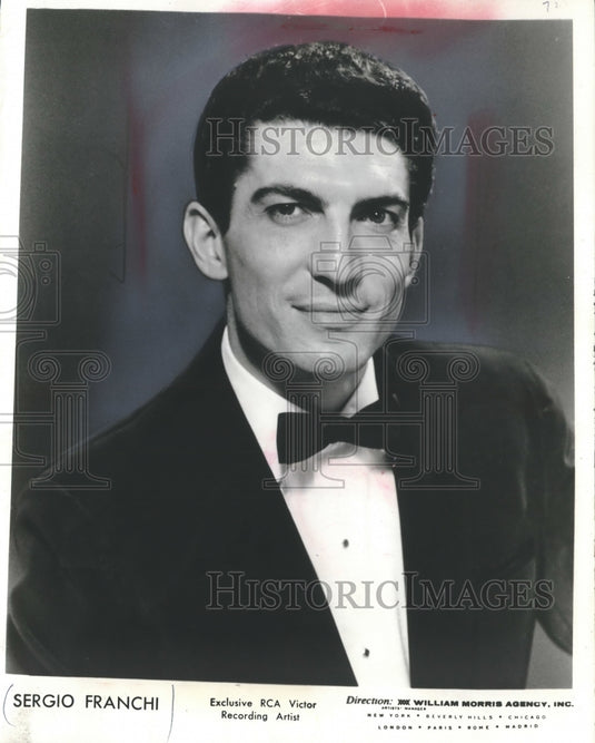 1968, Night Club Tenor Sergio Franchi - mjp13508 - Historic Images
