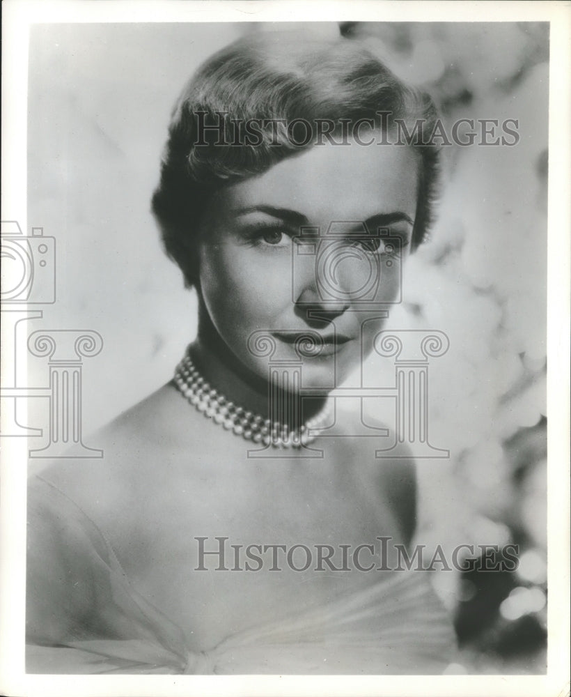 1959 Press Photo Actress Nina Foch - mjp13559 - Historic Images