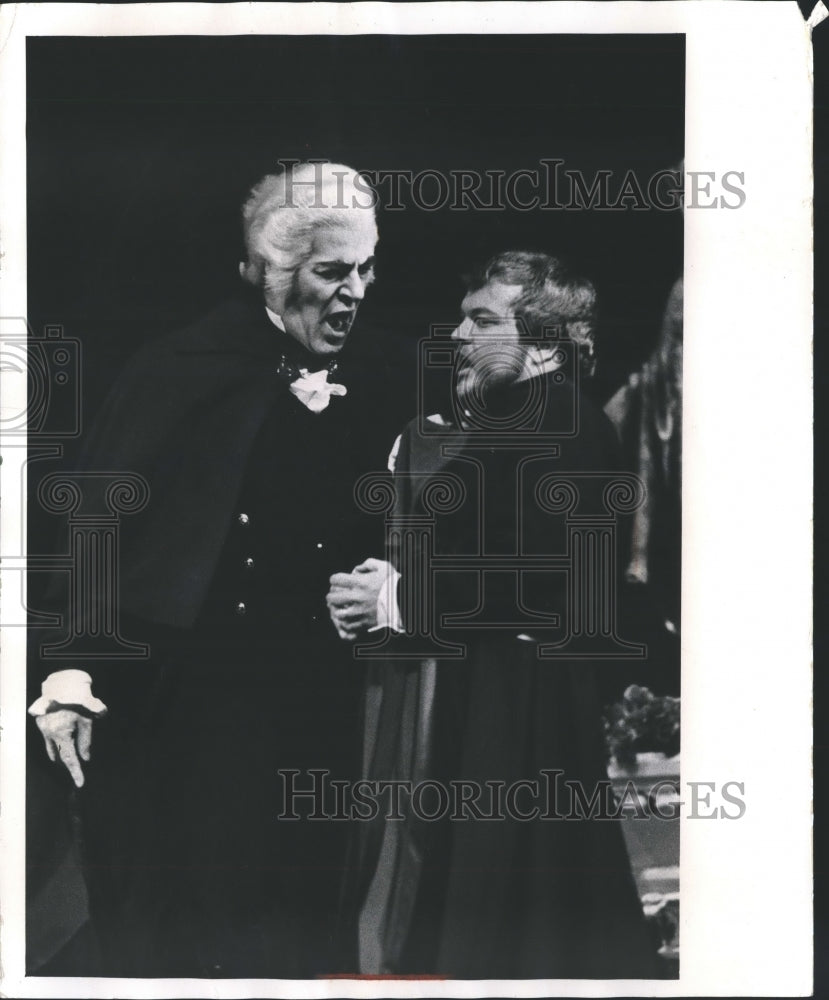 1973, Morley Meredith and James Steth in Florentine Opera, &quot;Tosca&quot; - Historic Images