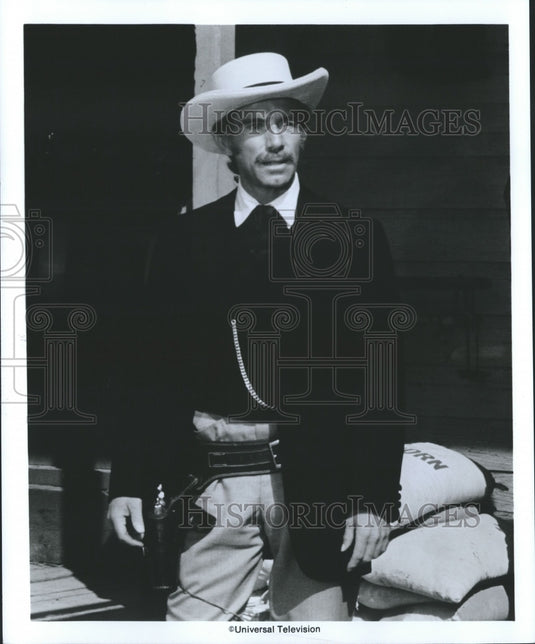 1975, Tony Franciaso in "This is The West That Was" a TV movie. - Historic Images