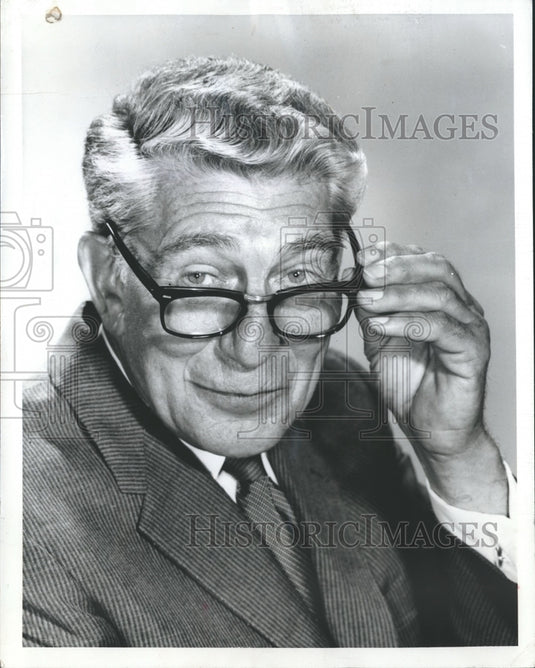 1963 Press Photo Milwaukee native Eduard Franz, star of "Breaking Point" - Historic Images