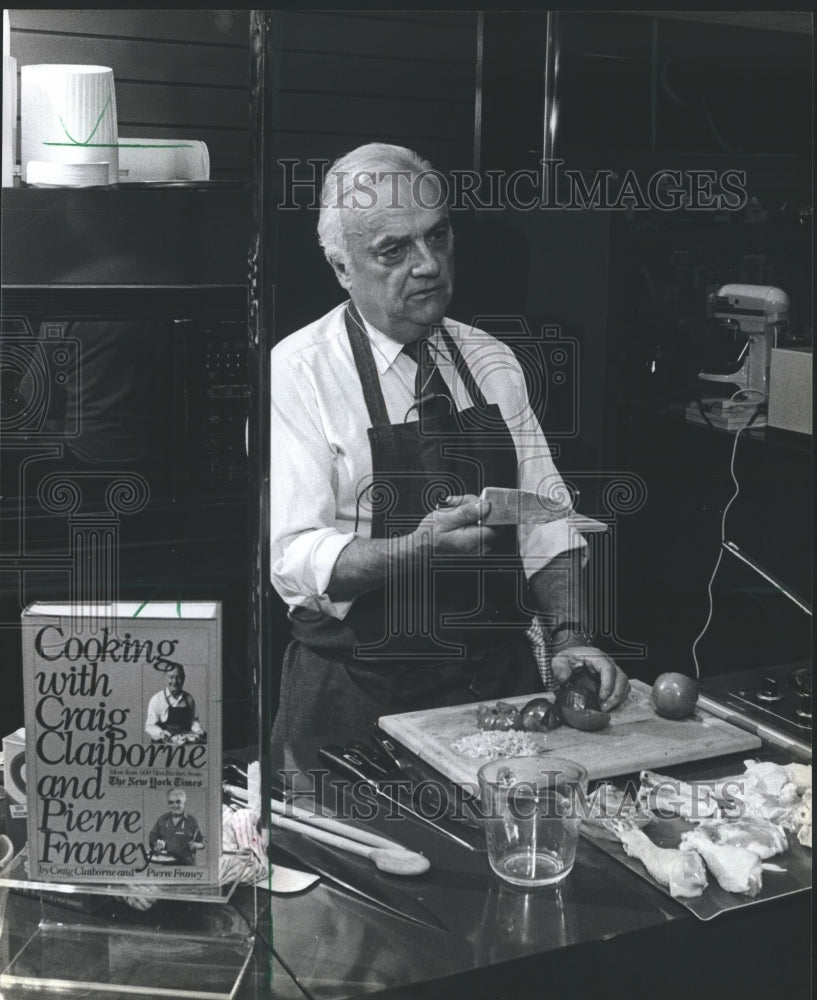 1983, Pierre Franey, cook book author &amp; columnist - mjp13702 - Historic Images