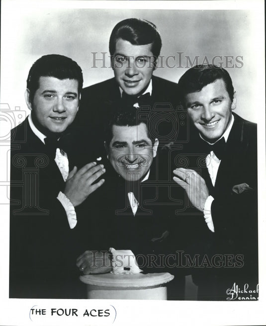 1974 The Four Aces, singing group - Historic Images