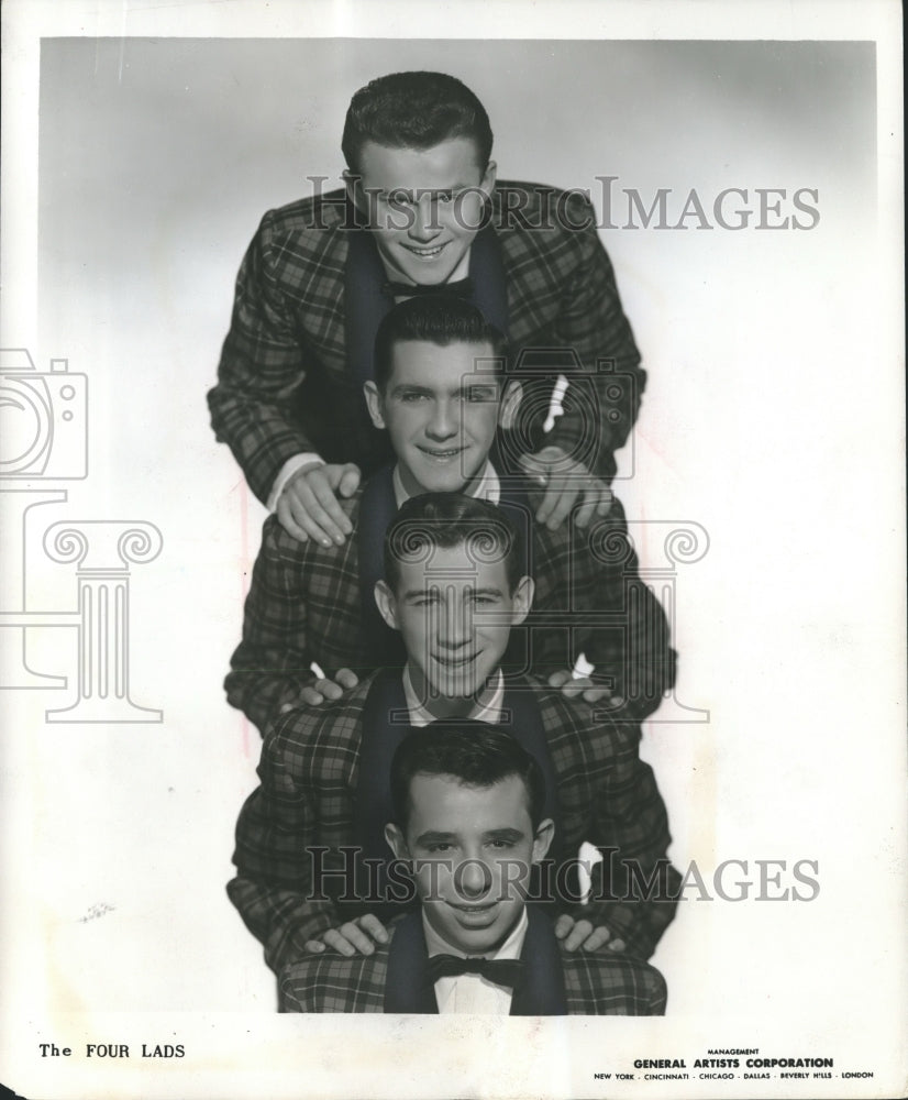 1953, The singing group, The Four Lads. - mjp13880 - Historic Images