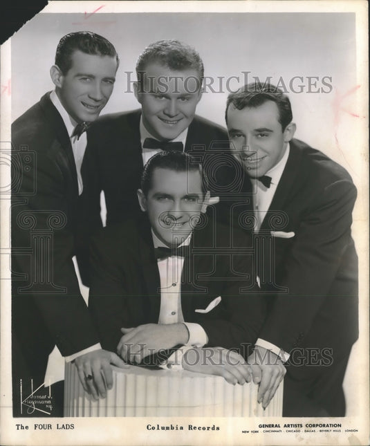 1955, Four Lads Quartet - mjp13895 - Historic Images