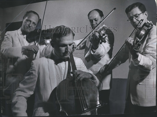 1961, The Fine Arts Quartet, L Sorkin, I Ilmer, A Loft & G Sopkin, WI - Historic Images