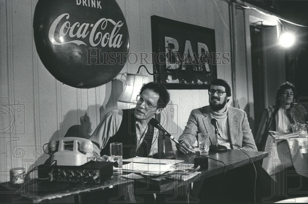 1985, "Breakfast Special" host Michael Feldman - mjp13983 - Historic Images