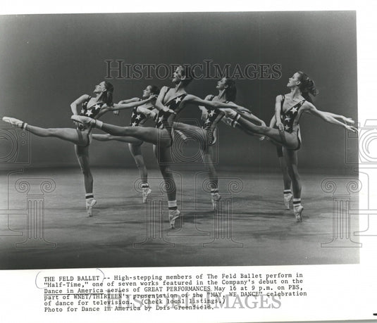 1979, The Feld Ballet members perform in "Half-Time" - mjp13994 - Historic Images