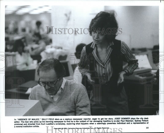 1981, actors Paul Newman & Sally Field star In "Absence of Malice" - Historic Images