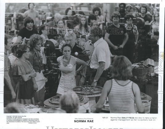 1961, actress Sally Field in "Norma Rae" - mjp14075 - Historic Images