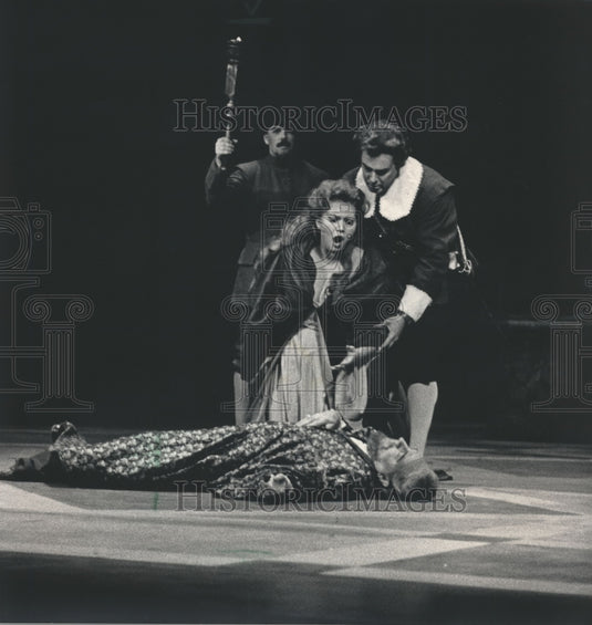 1987, Scene from Florentine Opera, "Don Giovanni", Milwaukee - Historic Images