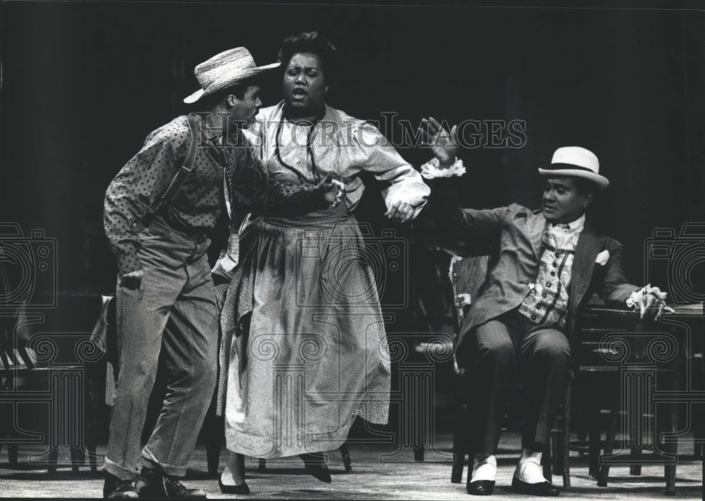 1989, scene from Florentine Opera&#39;s &quot;Porgy and Bess&quot; Uihlein Hall, WI - Historic Images
